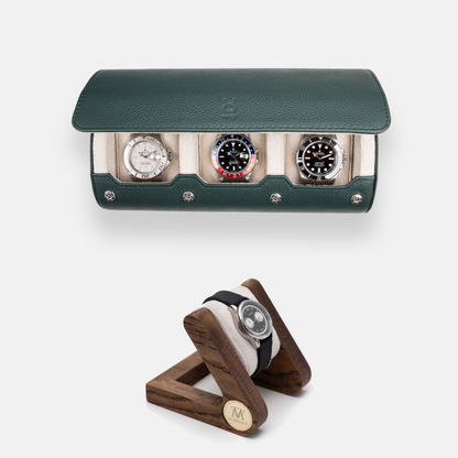 Watch Roll Large + Morelund Watch Stand